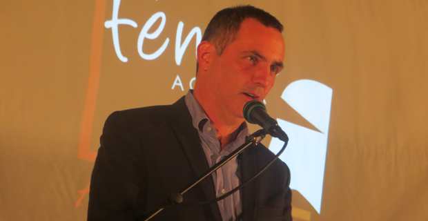 Gilles Simeoni, maire de Bastia, conseiller territorial sortant et leader de la liste Femu a Corsica.