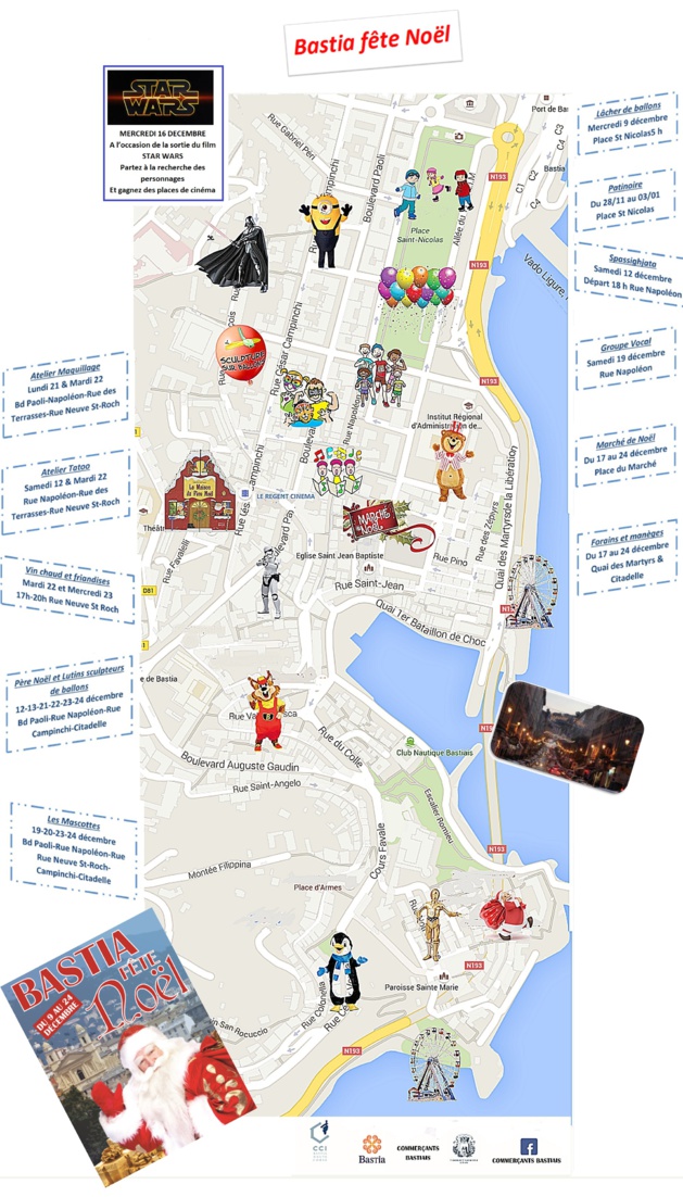 Bastia va s'animer pour les fêtes de Noël Bastia va s'animer pour les fêtes de Noël