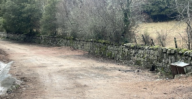 La piste forestière de Currà rénovée. La piste forestière de Currà rénovée.