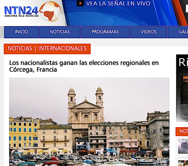La presse internationale souligne la victoire des Nationalistes corses La presse internationale souligne la victoire des Nationalistes corses