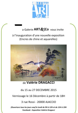 Lavis, encres de Chine et aquarelles sur papier de riz : Valérie Dragacci expose à Art&Co