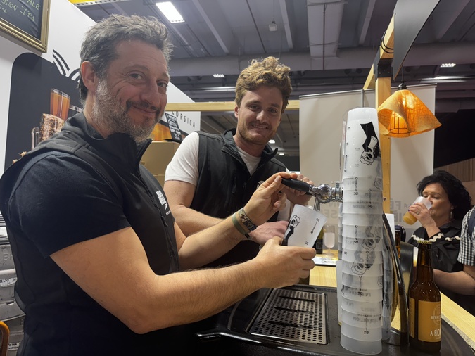 Pierre-François Maestracci (Bière Ribella) et Hugo Sialelli (Pietra) Pierre-François Maestracci (Bière Ribella) et Hugo Sialelli (Pietra)