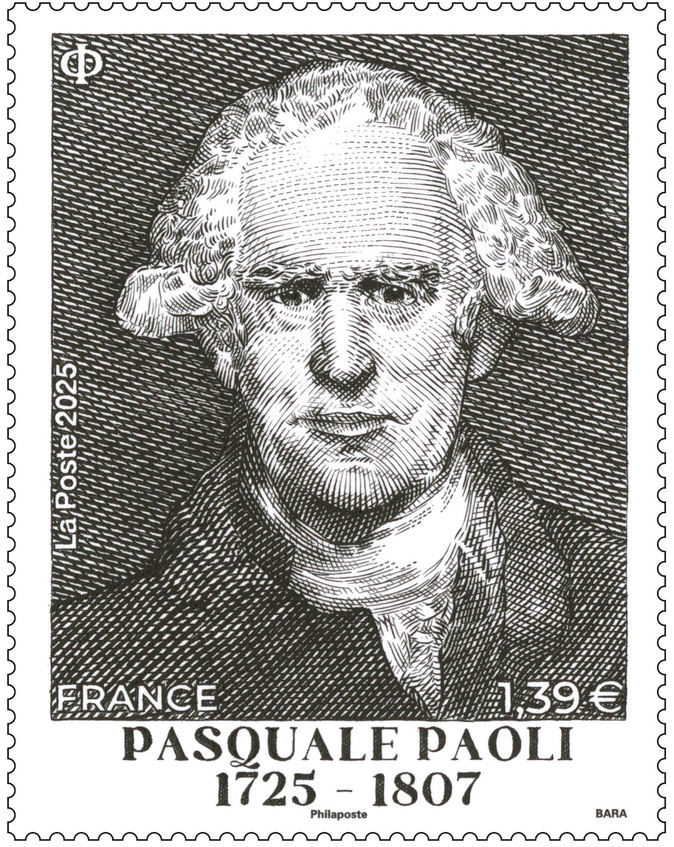 La Poste célèbre les 300 ans de la naissance de Pasquale Paoli avec un timbre inédit La Poste célèbre les 300 ans de la naissance de Pasquale Paoli avec un timbre inédit