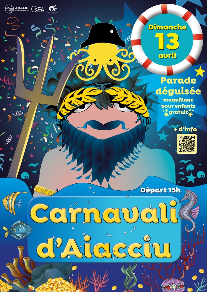 Le « Roi de la Mer » s’invite au Carnaval d’Ajaccio Le « Roi de la Mer » s’invite au Carnaval d’Ajaccio