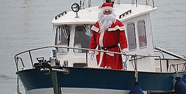 A l'Ile-Rousse le père Noël revient le 24 décembre par la mer !