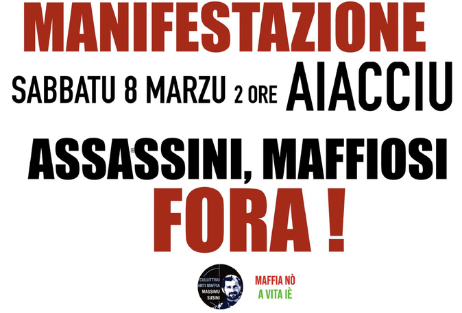 Manifestation anti-mafia à Ajaccio : une mobilisation attendue, mais peu de soutiens politiques Manifestation anti-mafia à Ajaccio : une mobilisation attendue, mais peu de soutiens politiques