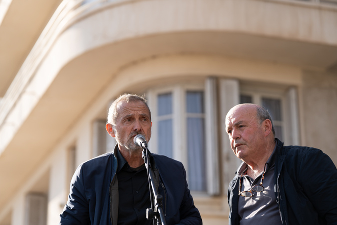 Jean-Toussaint Plasenzotti et Léo Battesti Jean-Toussaint Plasenzotti et Léo Battesti