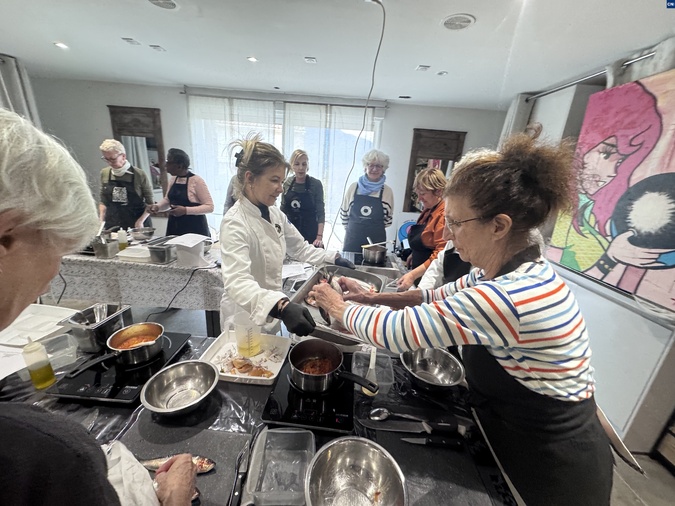 L’association Sœurs de Combat aux fourneaux pour un atelier convivial à Lunghignanu L’association Sœurs de Combat aux fourneaux pour un atelier convivial à Lunghignanu