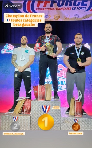 Bastien Cervelli champion de France Bastien Cervelli champion de France