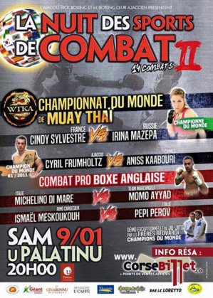 La nuit des sports de combat d'Ajaccio : Le second round La nuit des sports de combat d'Ajaccio : Le second round