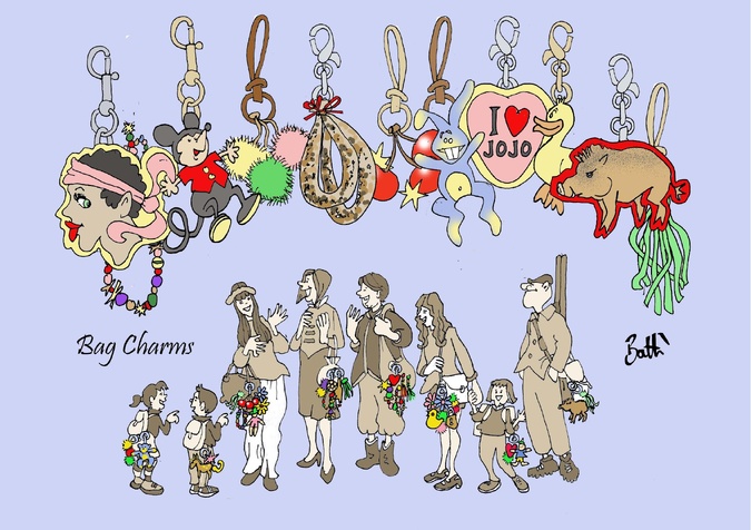 Le dessin de Battì : le "Bag Charms" a conquis U Poghjucciu ! Le dessin de Battì : le "Bag Charms" a conquis U Poghjucciu !