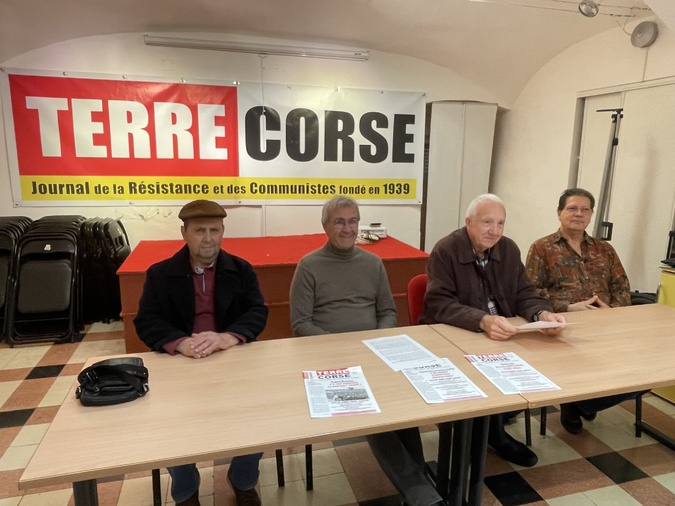 Les membres du PC de Haute-Corse
