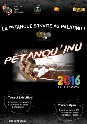 Ajaccio : Un Petanqu'inu de trois jours à la mi-janvier
