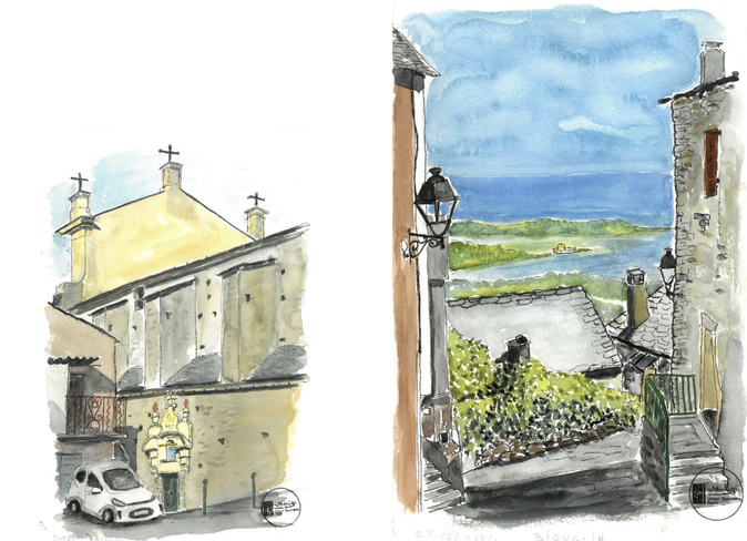 Lucciana : Au musée de Mariana, 100 dessins pour raconter un territoire Lucciana : Au musée de Mariana, 100 dessins pour raconter un territoire