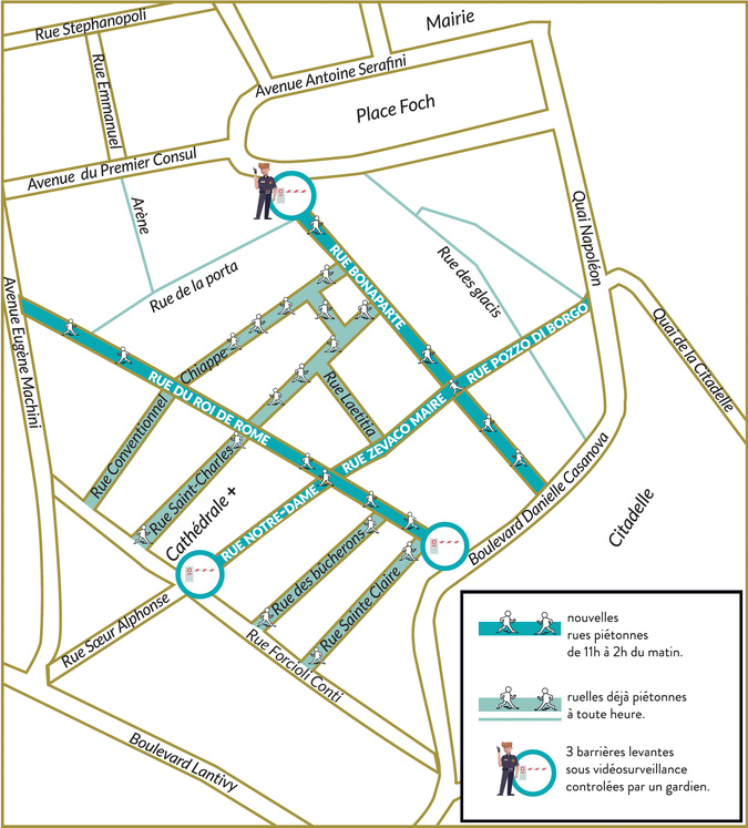 Ajaccio : pour la 3ème année consécutive, la ville génoise redevient piétonne Ajaccio : pour la 3ème année consécutive, la ville génoise redevient piétonne