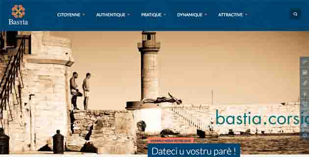 bastia.corsica : Un nouveau site Internet réalisé pour et avec les Bastiais !