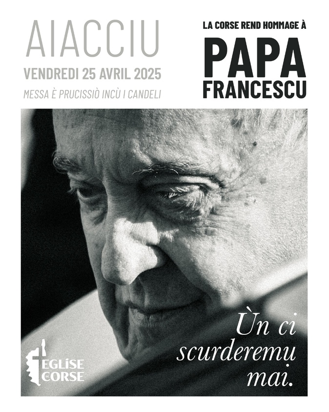 À Ajaccio, une messe et une procession jusqu’au Casone pour le pape François À Ajaccio, une messe et une procession jusqu’au Casone pour le pape François