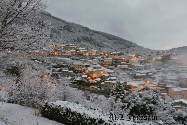 Le Venacais sous la neige : La jolie carte postale