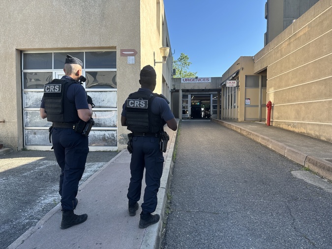 L'hôpital de Bastia ce mardi matin L'hôpital de Bastia ce mardi matin