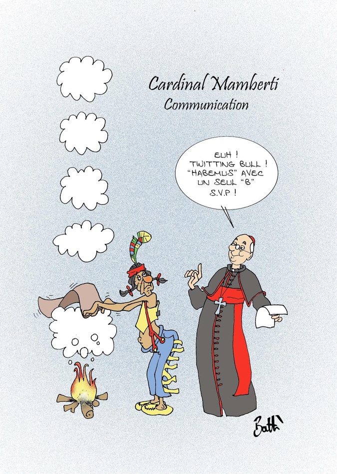 Le dessin de Battì : "Habemus Papam" Le dessin de Battì : "Habemus Papam"