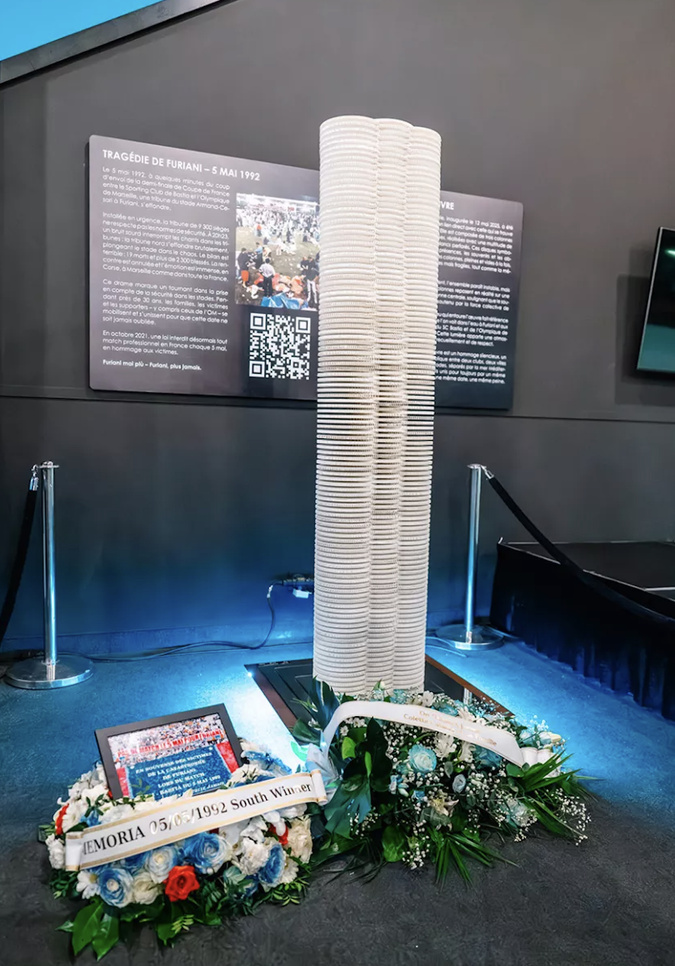 Catastrophe de Furiani : l’OM inaugure un espace de mémoire au Vélodrome Catastrophe de Furiani : l’OM inaugure un espace de mémoire au Vélodrome