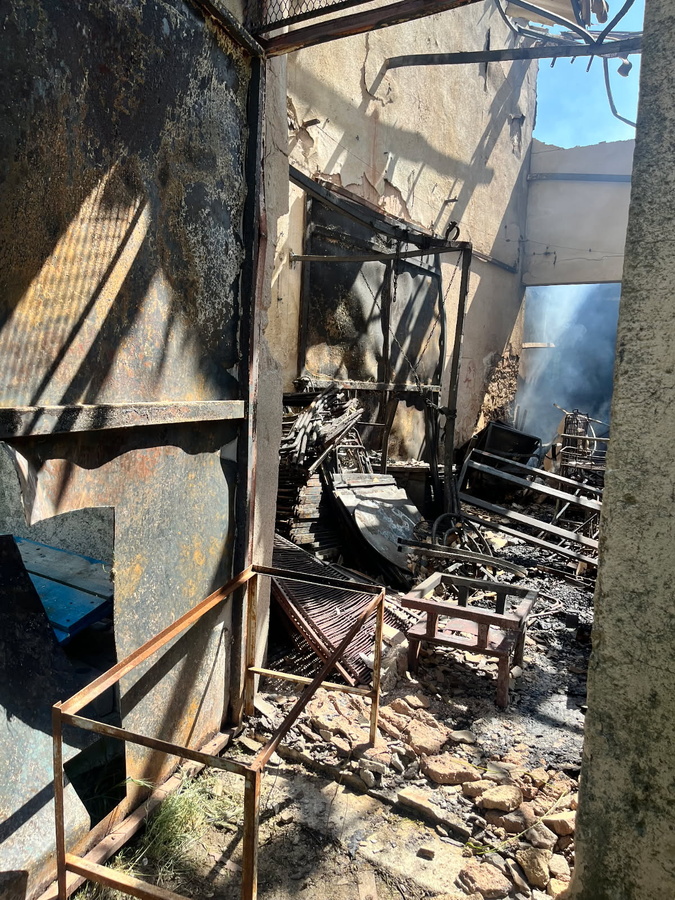 Un entrepôt détruit par un incendie à Bocognano Un entrepôt détruit par un incendie à Bocognano