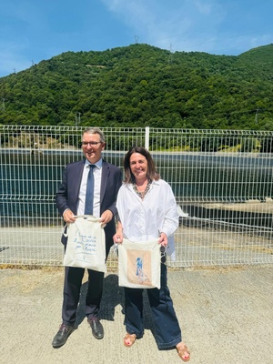 Rémi-François Paolini et Vannina Chiarelli-Luzi; Photo OEHC. Rémi-François Paolini et Vannina Chiarelli-Luzi; Photo OEHC.