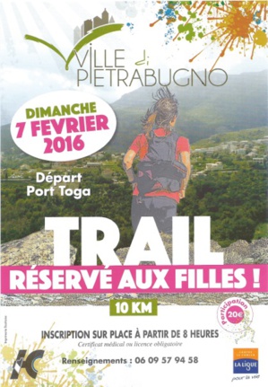 Trail de Ville-di-Pietrabugno : Une course solidaire et 100% féminine Trail de Ville-di-Pietrabugno : Une course solidaire et 100% féminine