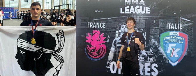 Jean-Camille Pietri et Maxime Delugre ont fait briller le MMA KTP Scola. Jean-Camille Pietri et Maxime Delugre ont fait briller le MMA KTP Scola.