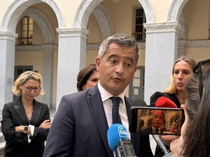 Le ministre a fait des annonces devant la presse ce jeudi à Bastia Le ministre a fait des annonces devant la presse ce jeudi à Bastia