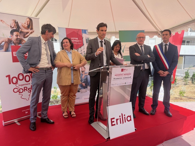 À Ajaccio, Erilia inaugure son 10 000ᵉ logement social en Corse À Ajaccio, Erilia inaugure son 10 000ᵉ logement social en Corse