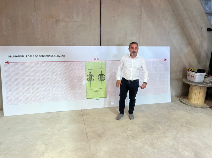 Téléporté d’Ajaccio : l’obligation de débroussailler le tracé passe de 100 à 10 mètres Téléporté d’Ajaccio : l’obligation de débroussailler le tracé passe de 100 à 10 mètres