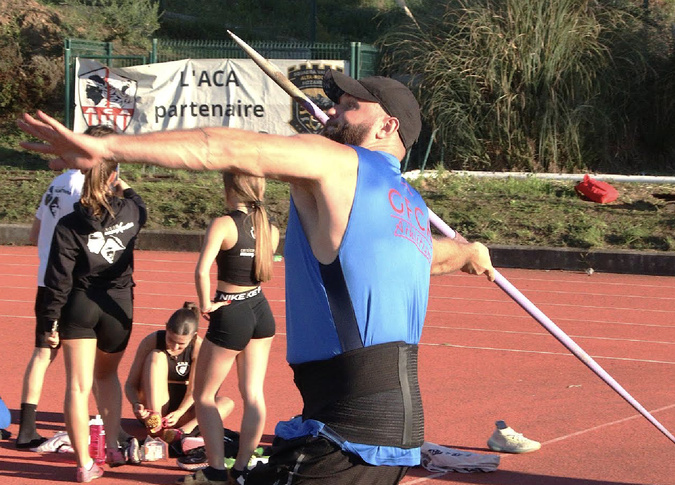 55,14 mètres pour Jean-Baptiste Biancamaria au javelot 55,14 mètres pour Jean-Baptiste Biancamaria au javelot