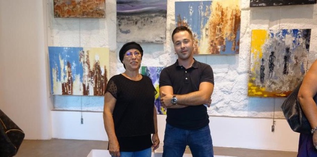 Maro lors d'une récente exposition au Lazaret Maro lors d'une récente exposition au Lazaret