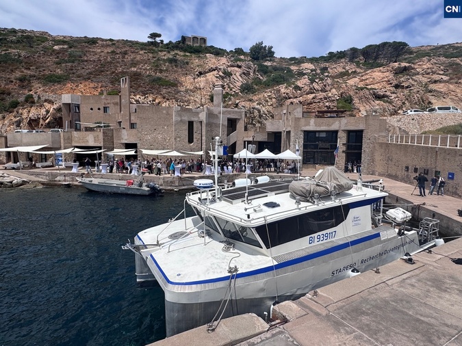 À Calvi, la Stareso met à l’eau un outil de recherche de nouvelle génération À Calvi, la Stareso met à l’eau un outil de recherche de nouvelle génération
