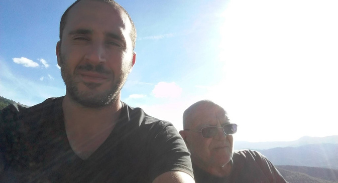 Christophe Piazza et son père