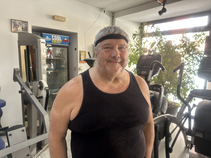 José Murati a créé sa salle de sport à Bastia il y a 42 ans