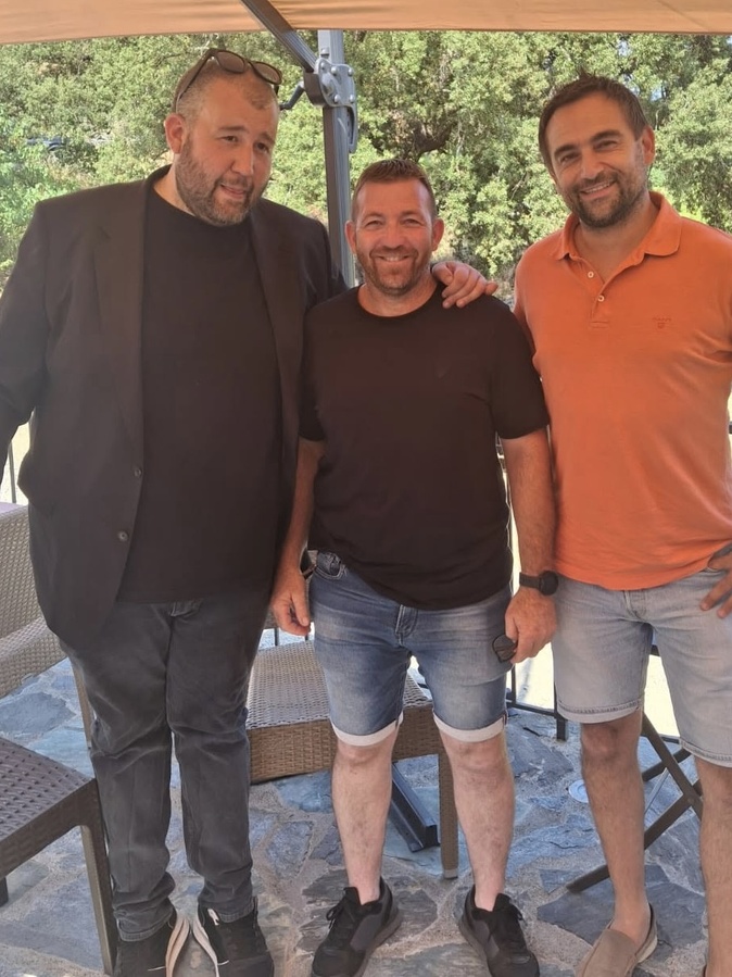 Jean-Baptiste Cantini et Jean-Baptiste Arena, après la victoire à la MSA. Jean-Baptiste Cantini et Jean-Baptiste Arena, après la victoire à la MSA.