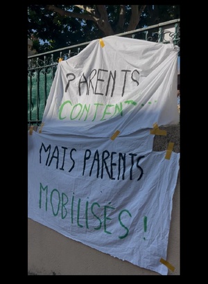 Ajaccio : les parents d’élèves de l’école Bonafedi se mobilisent Ajaccio : les parents d’élèves de l’école Bonafedi se mobilisent