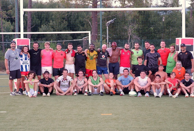 Rugby : Les Castrais Tichit et Popelin en visite à Lecci Rugby : Les Castrais Tichit et Popelin en visite à Lecci