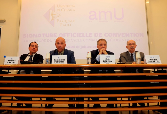 Universités de Corse et d’Aix Marseille : une convention pour structurer les études médicales sur l'ile Universités de Corse et d’Aix Marseille : une convention pour structurer les études médicales sur l'ile