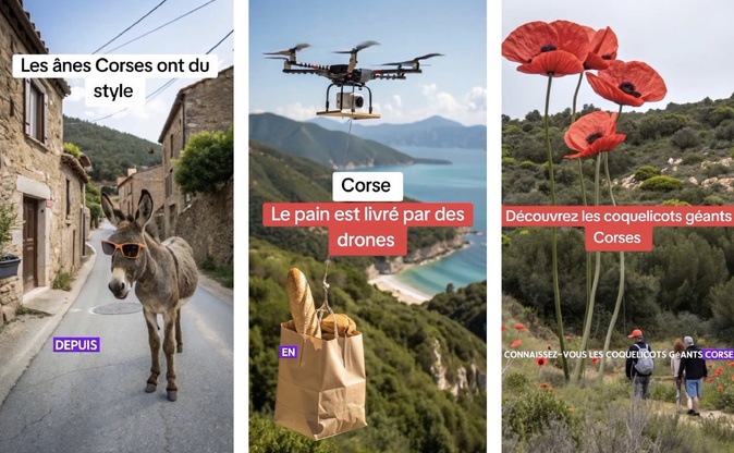 Sur les réseaux sociaux, L'Ochju Corsu utilise l'intelligence artificielle pour créer des vidéos humoristiques