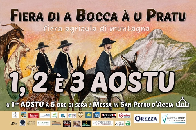 A Fiera di a Bocca à u Pratu : trois jours de foire agricole du 1er au 3 août A Fiera di a Bocca à u Pratu : trois jours de foire agricole du 1er au 3 août