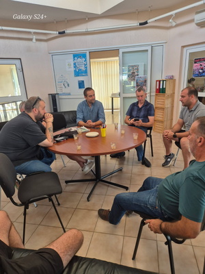 Réunion à la Chambre d'agriculture de Corse autour du président Arena. Réunion à la Chambre d'agriculture de Corse autour du président Arena.