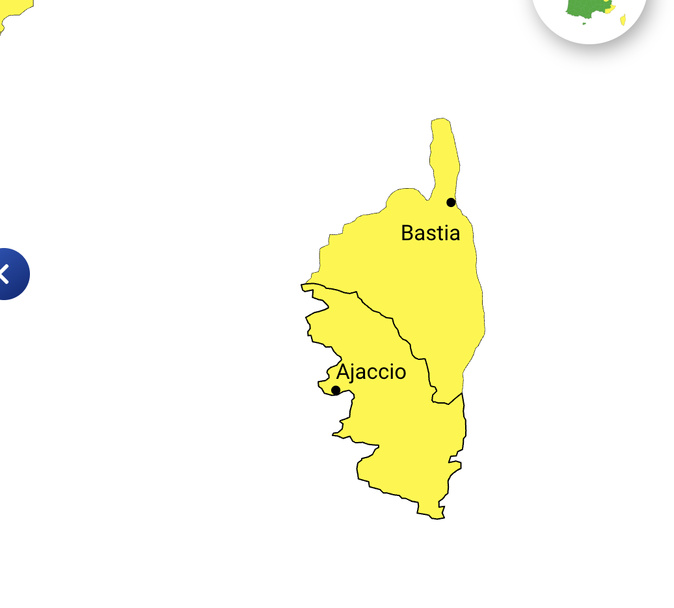 Orages et pluies intenses : la Corse placée en vigilance jaune ce samedi Orages et pluies intenses : la Corse placée en vigilance jaune ce samedi