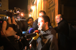 Paul Salort lors de la réunion avec les présidents de l'Assemblée de Corse