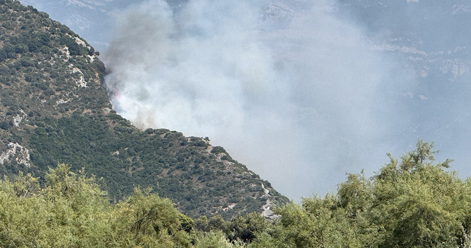 Encore des incendies entre Oletta et Poggio d’Oletta 