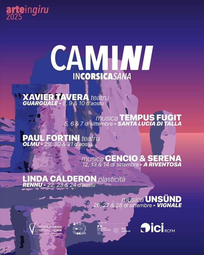 Camini : deux mois de créations artistiques dans les villages corses Camini : deux mois de créations artistiques dans les villages corses