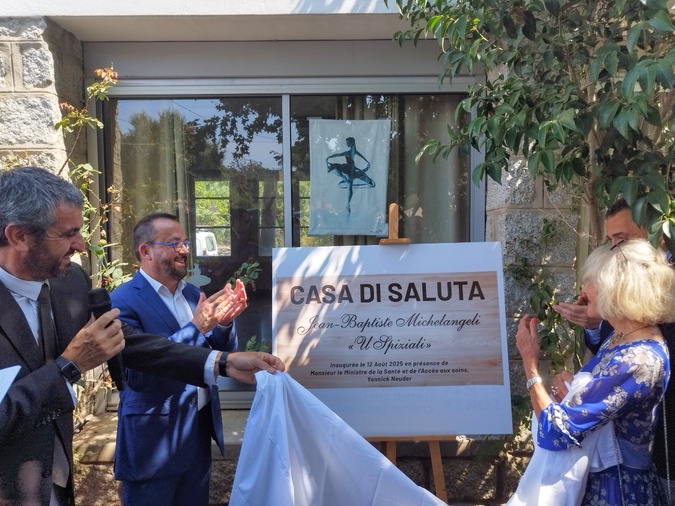 La Casa di saluta Jean-Baptiste Michelangeli a été inaugurée ce mardi, en présence du ministre de la Santé, Yannick Neuder.
