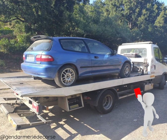 Volpajola : grand excès de vitesse sur la route territoriale 20